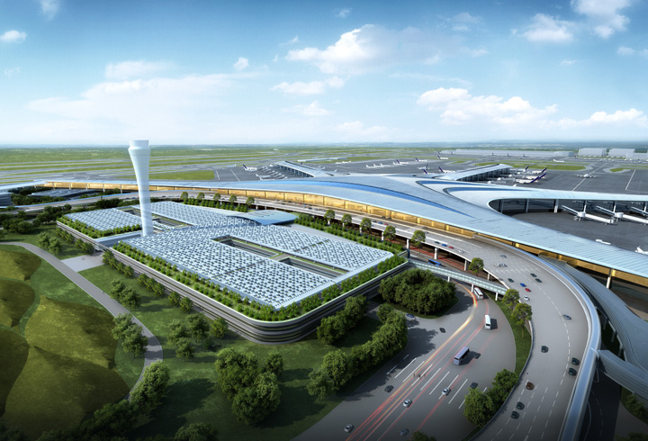 青岛新机场建设工程信息中心、能源中心、空管塔台和业务区、贵宾楼工程等